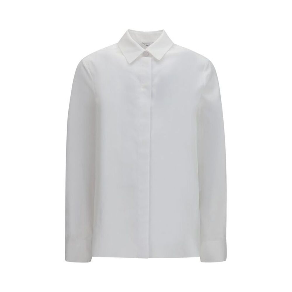 Lardini White Cotton Dress Women's Shirt
